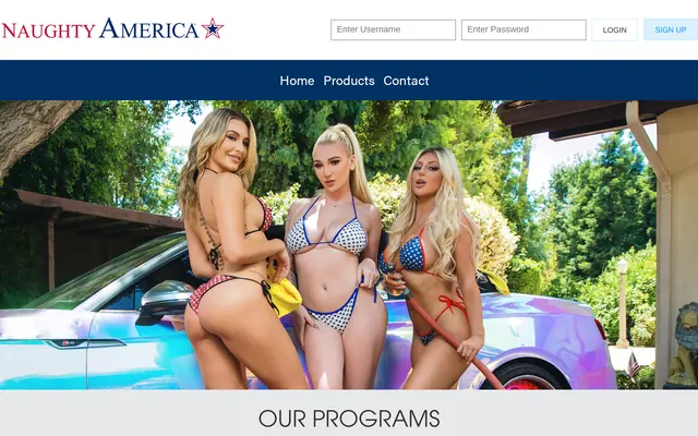 Portada de Naughty Revenue, el programa de afiliación de Naughty America
